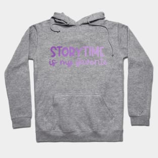 Storytime Is My Favorite (Purple Ombre) Hoodie